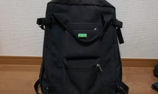 ポーター・ユニオンのリュックを4年使って引退させた状態（黒・24L）